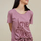 Love Sleep Printed Night Suit