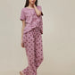 Love Sleep Printed Night Suit