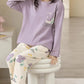 Lilac Pocket Flower Full Sleeves