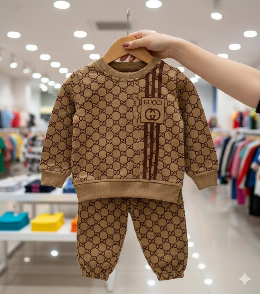 2 PCs printed Tracksuit for kids