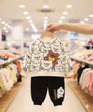 2 PCs printed Tracksuit for kids
