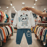 2 PCs printed Tracksuit for kids