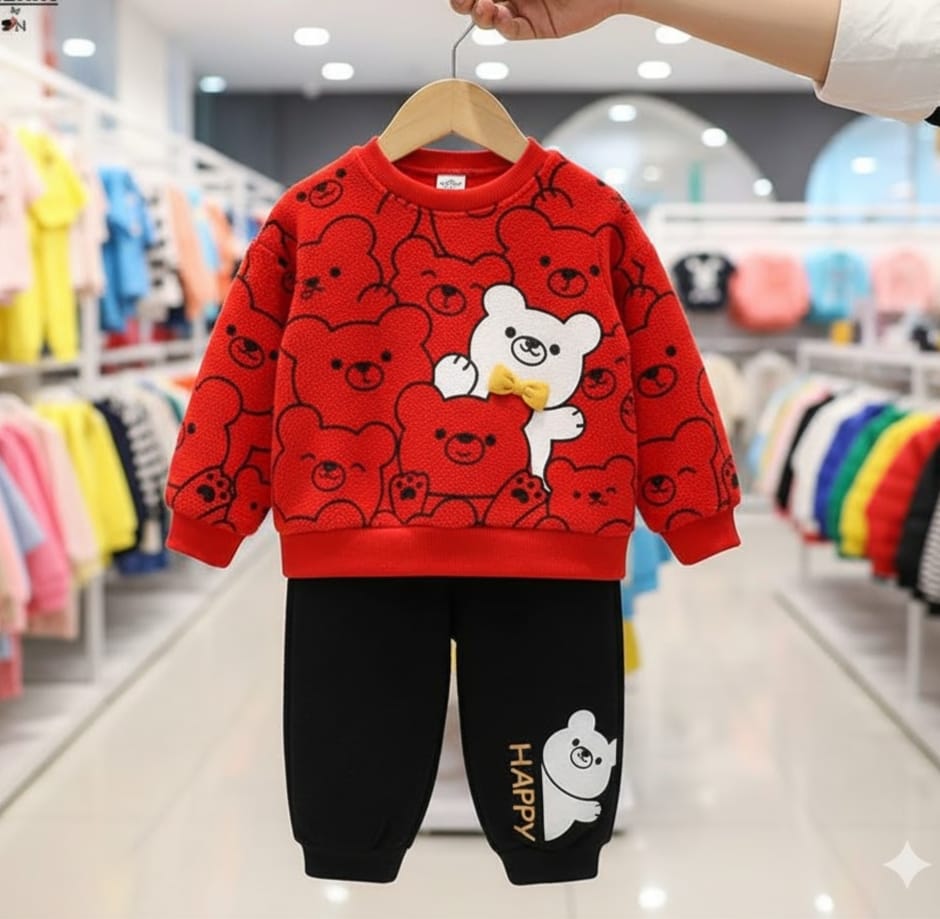2 PCs printed Tracksuit for kids