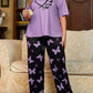 Butterfly Purple PJ Suit